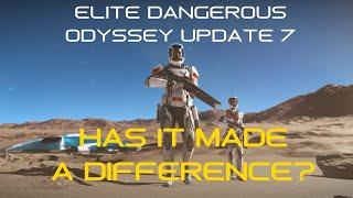 Elite Dangerous Odyssey Update 7 - Has it made an appreciable difference?