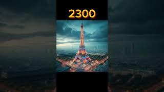 The Evolution of the Eiffel Tower    Follow and like for more videos #ai #evolution #eiffeltower