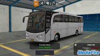 Share‼️Mod Bus JBHD Hino RK Suspensi Real MOD BUSSID TERBARU FREE NOPW