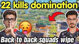 Godlike 22 kills domination  Wipe back to back squads 