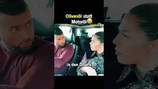 Olivenöl statt Motoröl  #Beziehung #Auto #Öl #Prank #Olivenöl #Comedy #BestTrendVideos #explore