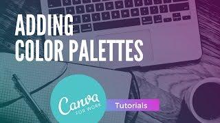 Adding Color Palettes to your Brand Kit [Canva Pro]