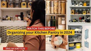 Watch This BEFORE Organizing INDIAN KITCHEN & PANTRY | MUST HAVE INDIAN KITCHEN Essential in 2024
