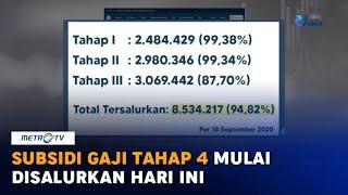 Subsidi Gaji Tahap 4 Mulai Disalurkan Hari Ini