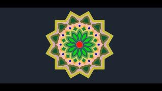 رسم زخرفة على الأوتوكاد Drawing an Ornament by AutoCAD