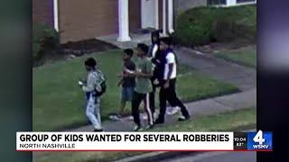 Group of kids wanted for several robberies