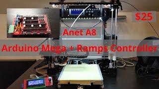 Anet A8 Controller Upgrade (Arduino Mega + Ramps)