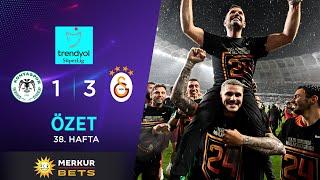MERKUR BETS | T. Konyaspor (1-3) Galatasaray - Highlights/Özet | Trendyol Süper Lig - 2023/24