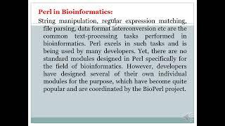 Bioinformatics Programs