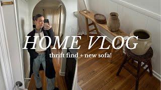 the perfect sofa + thrift finds | moving series pt. 6