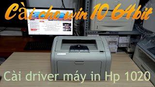 Hướng dẫn cài driver máy in HP 1020 | Cài win 10 win 11 64Bit