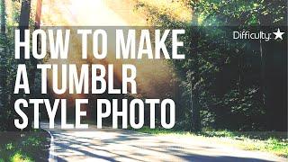 How To Make: a Tumblr Style Effect on your Photos (Photoshop CC)