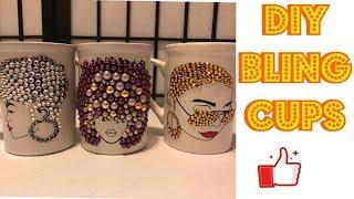 DIY Bling Coffee Mug/ Vinyl/Cricut