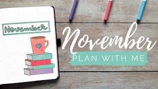 November 2019 Bullet Journal Setup | Plan With Me | BUJOANDCOOKIES