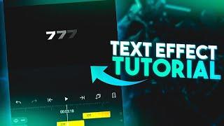 Text Effect Like 777 in Android & iOS | Alight Motion Basic Tutorial ️