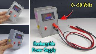 How to make an rechargeable power supply at home | best project for electronic student