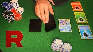 [ASMR] Pokémon Casino Card Game  (You are GIOVANNI) Soft Spoken Roleplay, Card Sounds, Poker Chips