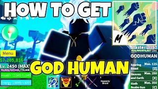 How to get God Human Fighting Style *Easy Guide!* in Blox Fruits