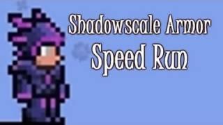 Terraria - Speed Run 1, Shadowscale armor, Nightmare Pickaxe and Eater of Worlds