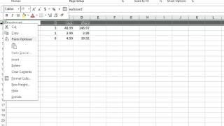 How to Put Titles in the Row Headers on Microsoft Excel : MIcrosoft Excel Tips