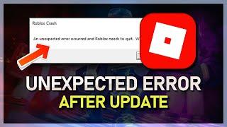 How To Fix Roblox “Unexpected Error” After Byfron Update - PC