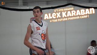 6"7 8th Grader Alex Karaban Proves To Be A Top Prospect In The Class Of 2022 !! - Future Phenom Camp