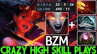 BZM [Queen of Pain] Crazy High Skill Plays Brutal Dagon Build Dota 2