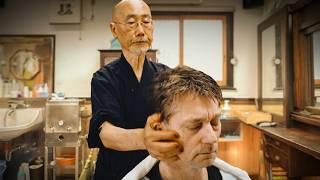 Haircut, Hair Wash & Head Massage: Relaxing Japanese Barber Artistry In 1920s Yamaguchi Barbershop