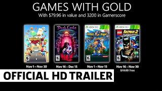 Xbox Games with Gold November 2021