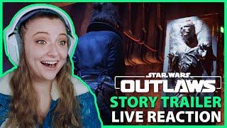 THIS IS SO COOL! | Star Wars Outlaws | Official Story Trailer | LIVE REACTION!