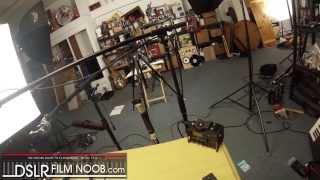 Behind the scenes look at the DSLR FILM NOOB studio