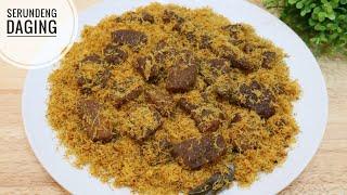 RESEP SERUNDENG DAGING ENAK DAN TAHAN LAMA | dendeng ragi