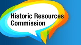 Historic Resources Commission – July 10, 2024