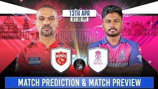 IPL 2024 27th Match Prediction & Pitch Report  Punjab Kings vs Rajasthan Royals | PBKS vs RR