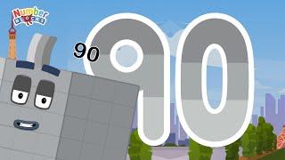 Numberblocks Magic Run 90 - Numberblocks 90 Adventure | Number Explore