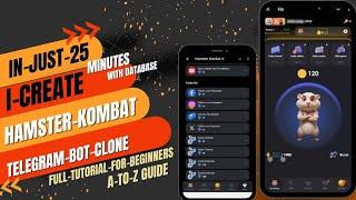 IN JUST 25 MINUTES I CREATE TELEGRAM MINI APP / telegram clicker bot