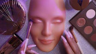 ASMR Luxury Makeup On Mannequin  Relaxing And Realistic (Layered Sounds)