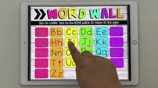 Digital Word Wall