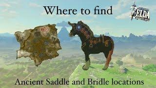 WHERE TO FIND THE ANCIENT SADDLE AND BRIDLE FROM ZELDA BOTW | DLC 2 | Triforce’s Unite