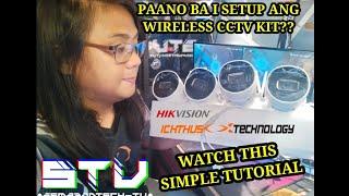 HOW TO SETUP HIK VISION WIFI KIT  ( Paano i setup ang Hik vision wifi kit)