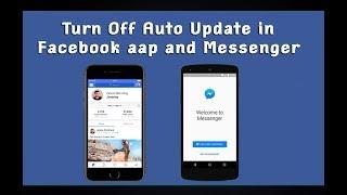 How To Turn Off Auto Update In Facebook App & Messenger For Android Mobile