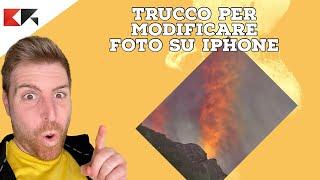 TRUCCO PER MODIFICARE FOTO CON IPHONE (USATO SU TIKTOK E INSTAGRAM)