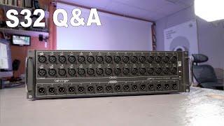 Behringer S32 Stagebox Most Common Questions and Answers 2022