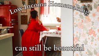 HOMEMAKING ON A BUDGET || how to make your house feel like a home, even if you have no money