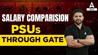 PSU Salary Through GATE | Salary Comparison In PSU's Through GATE 2022-23!