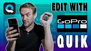 GOPRO QUIK App EDITING Tutorial - Complete edit FROM START TO FINISH!