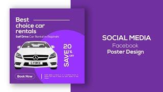 1. || Social Media Poster Design || Facebook || Instagram Post Design in PowerPoint ||