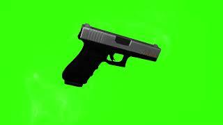 Spinning 3D Gun Animation Green Screen | Edited By AkealEdits