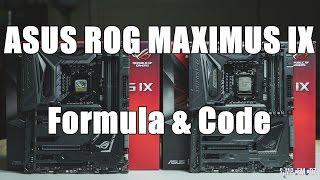 ASUS ROG Maximus IX Formula & Code - Full Overview