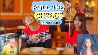 PULL THE CHEESE CHALLENGE !!! ft Lyka-OMG